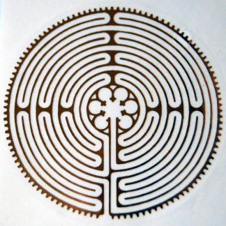 Aufkleber-Set Yantra, Labyrinth von Chatres