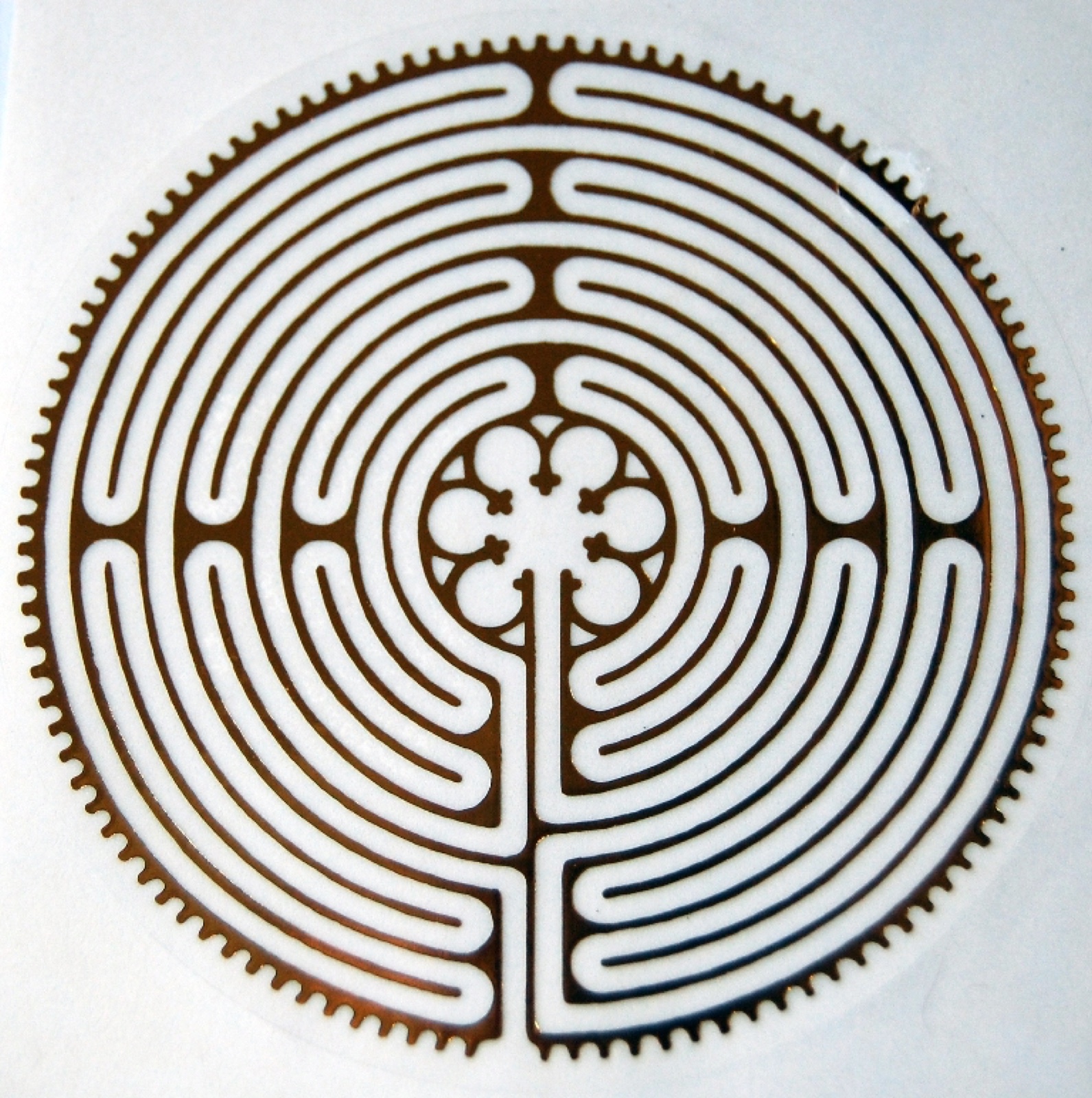 Aufkleber-Set Yantra, Labyrinth von Chatres