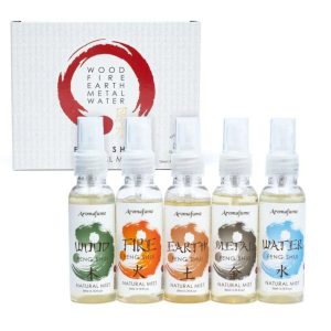 Raumspray Feng Shui Set, 5 Elemente