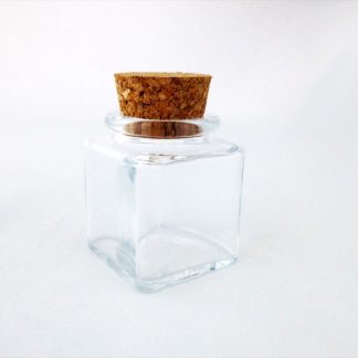 Glaswürfel 50 ml mit Korken