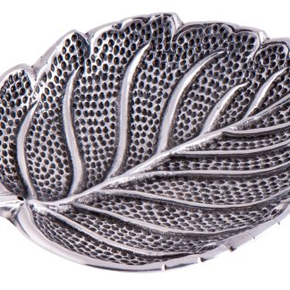 Räucherstäbchen/ -kegelhalter Blatt, Metall