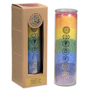 Duftkerze Chakra-Regenbogen